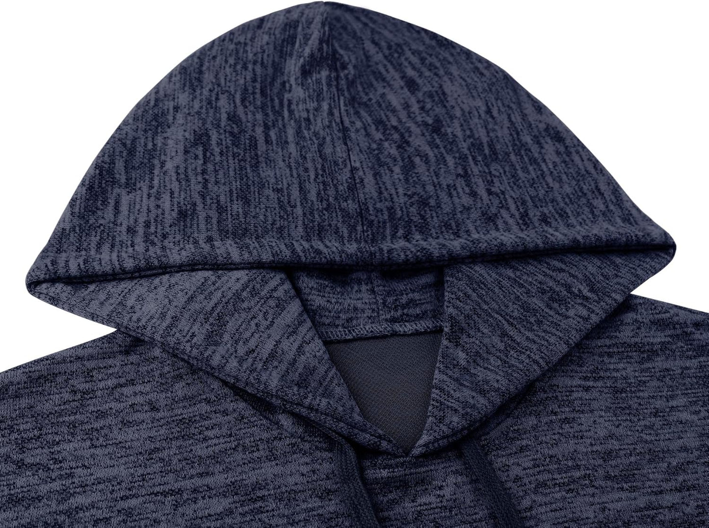 Fashion Drawstring Hoodies for Women Long Sleeve Active Pullover Tops,Navy,L