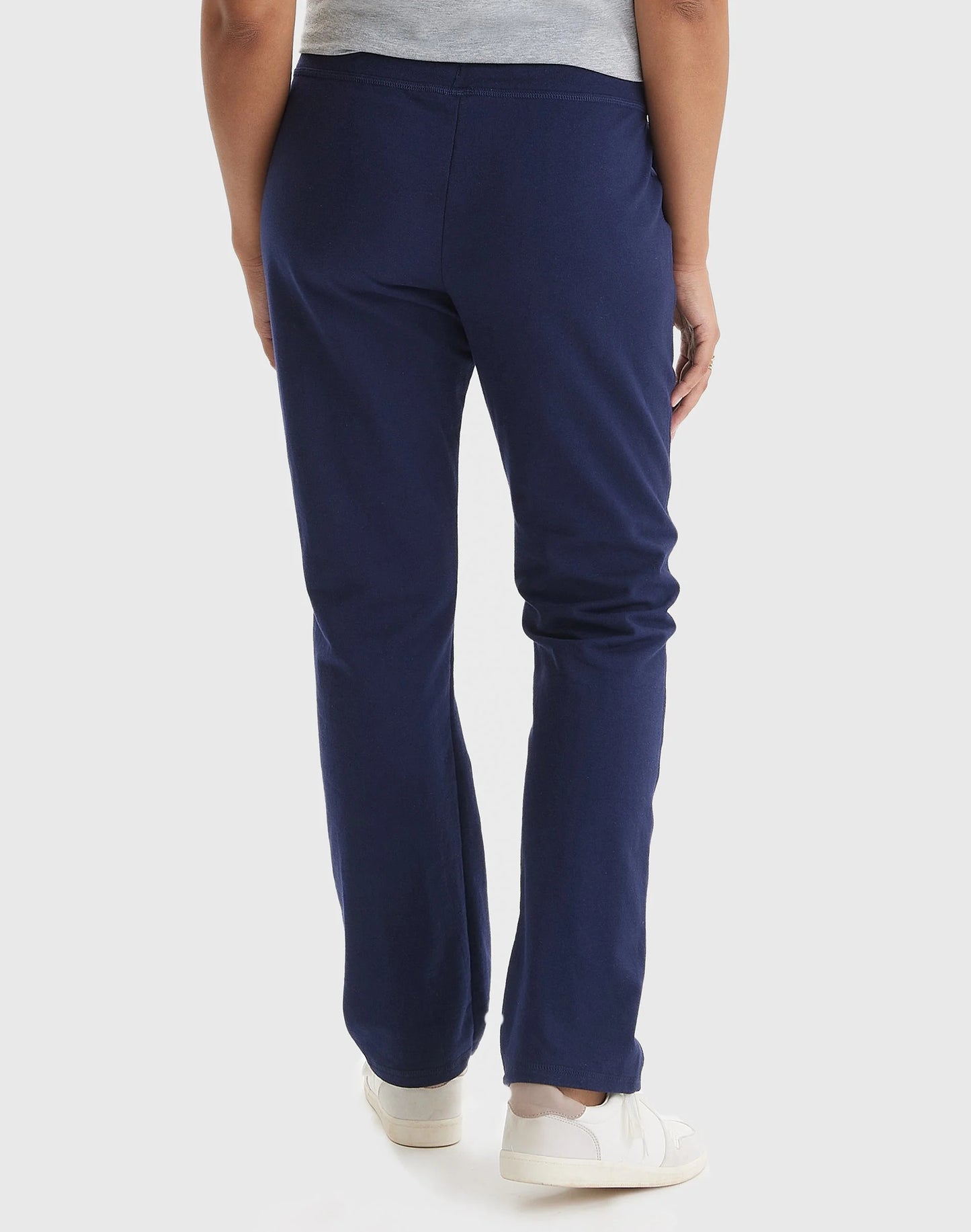 Women'S French Terry Pants with Pockets, 31" Navy L