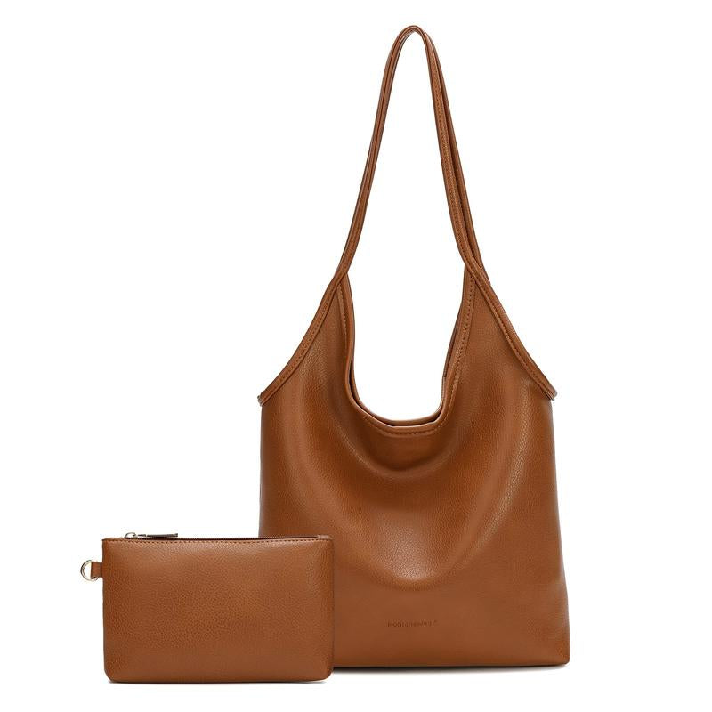 Montana West Slouchy Hobo Bags for Women Soft Designer Shoulder Purses Ladies Top Handle Handbag